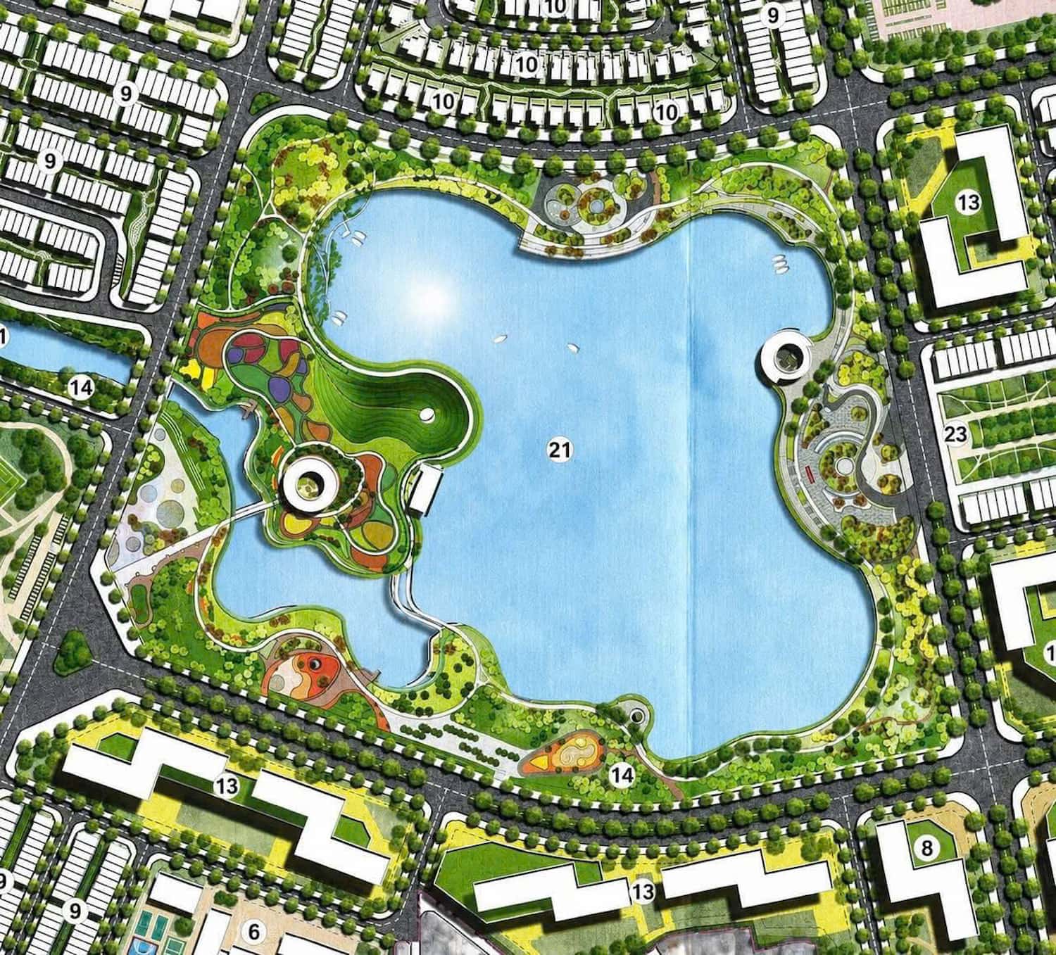 Mặt bằng Forestia Park Phố Nối