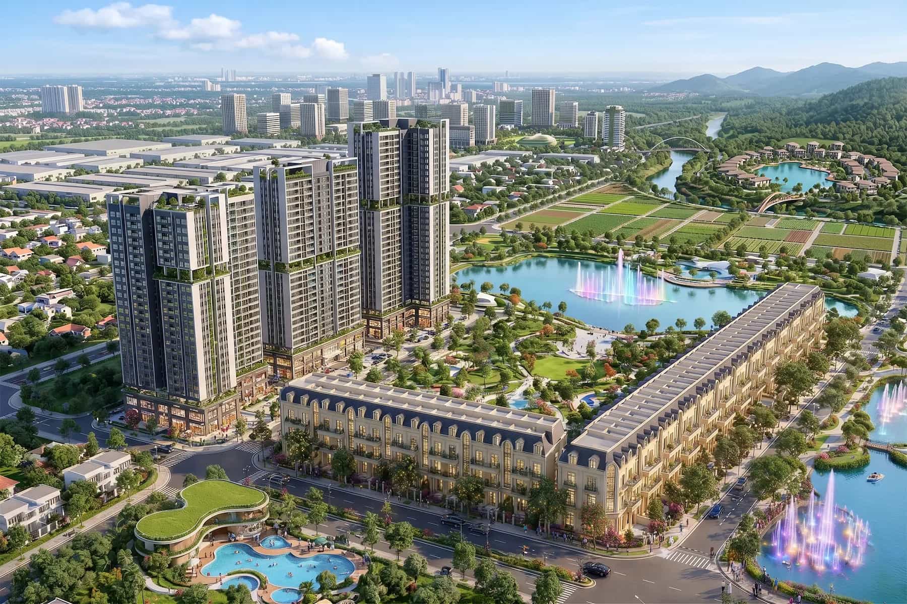 Hệ thống tiện ích Forestia Park Phố Nối